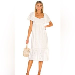 White Line and Dot Dress